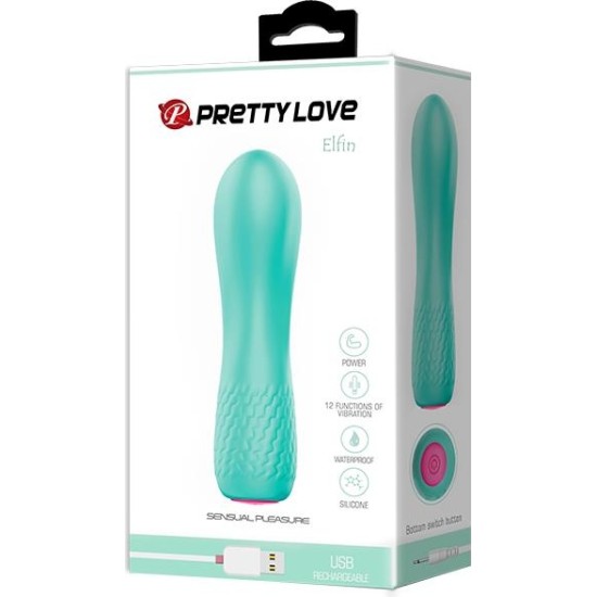 Prettylove Stimulator Elfin Silicone 11.9 x 3 cm