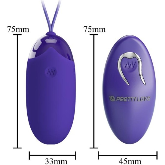 Prettylove Berger-Youth Vibrating Egg with Remote Control