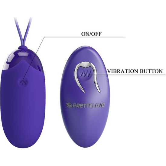 Prettylove Berger-Youth Vibrating Egg with Remote Control