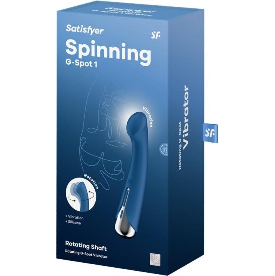 Satisfyer Spinning G-Spot 1 Vibe and Rotator Blue