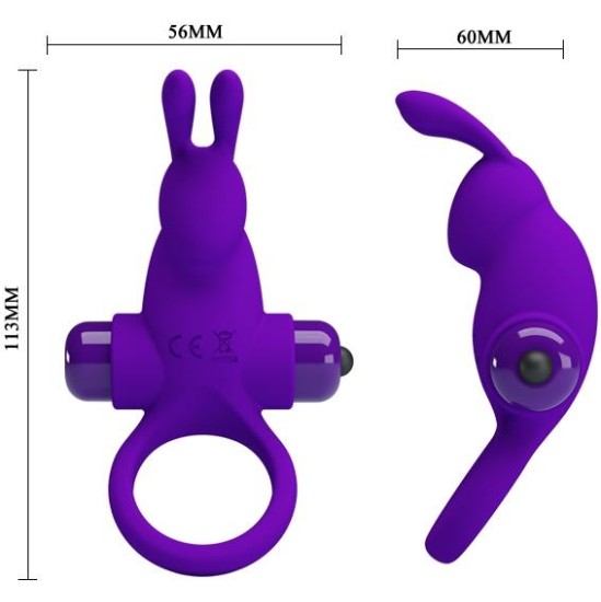 Prettylove Vibrating Rabbit Cock Ring
