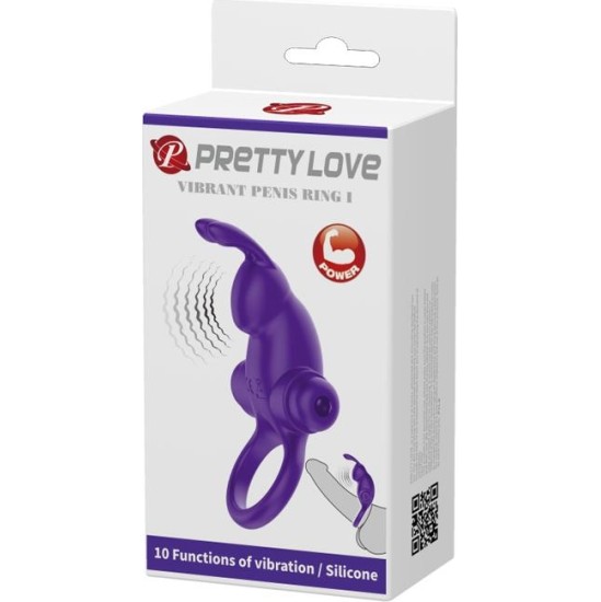 Prettylove Vibrating Rabbit Cock Ring