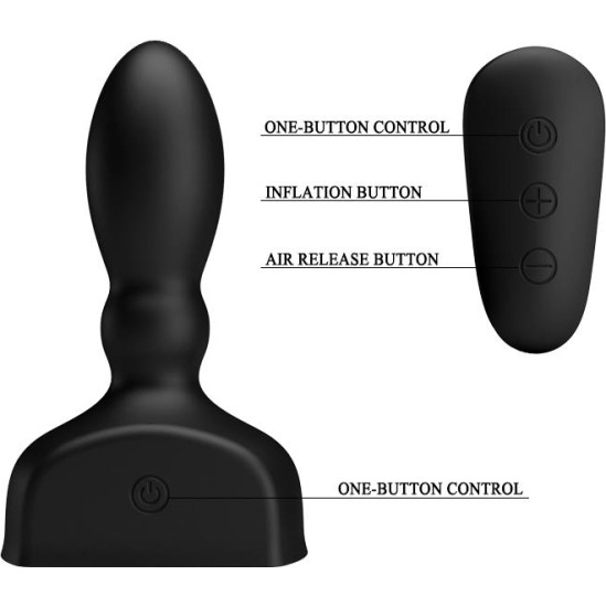 Mr Play Inflatable Butt Plug with Remote Control Mr. Play