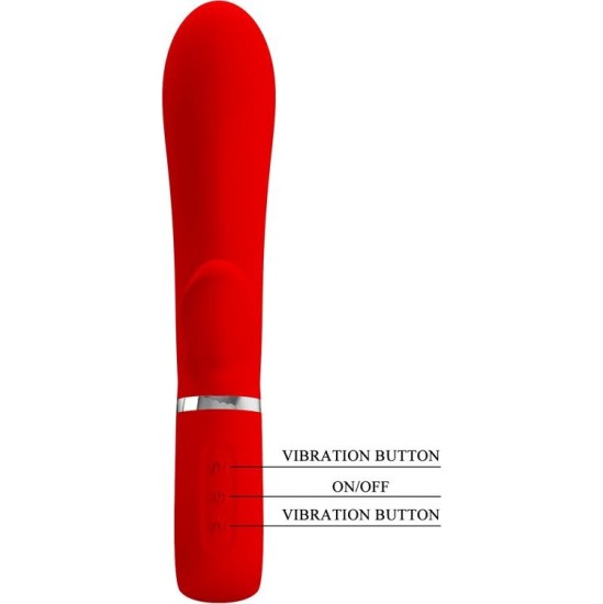 Prettylove Thomas Vibrator G-Spot Red