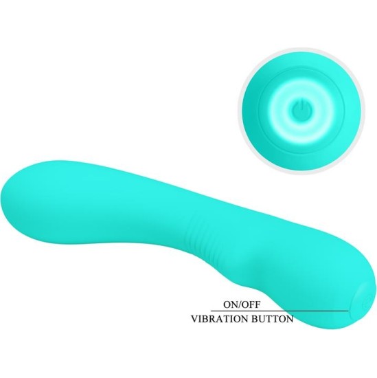 Prettylove Prescott Vibrator USB Silicone Green