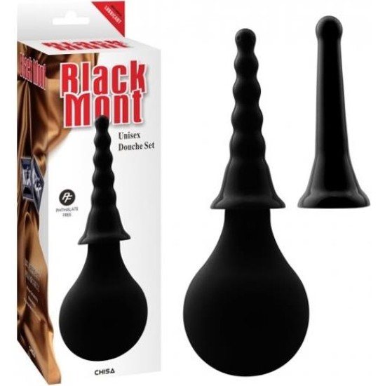 Chisa Anal Douche Set 15 cm Black