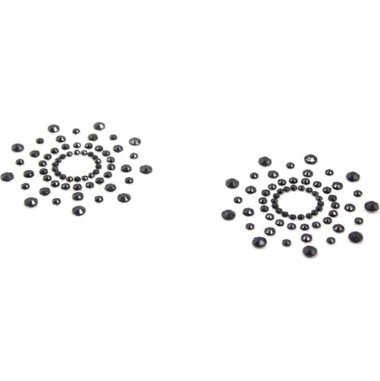 Latetobed Bdsm Line Snowflake Nippel Covers Black