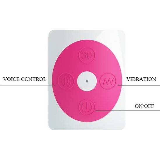 Prettylove Vibe Gene with Voice Control Pink