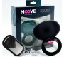 Moove Vibrating Cockring with Remote Control Black