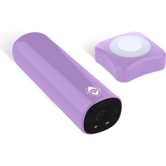 Action Dhalia S?per Vibrating Bullet with Remote Control High-powered USB Purple