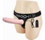 Baile Strap-On Vibrating Dildo Flesh 18.5 cm