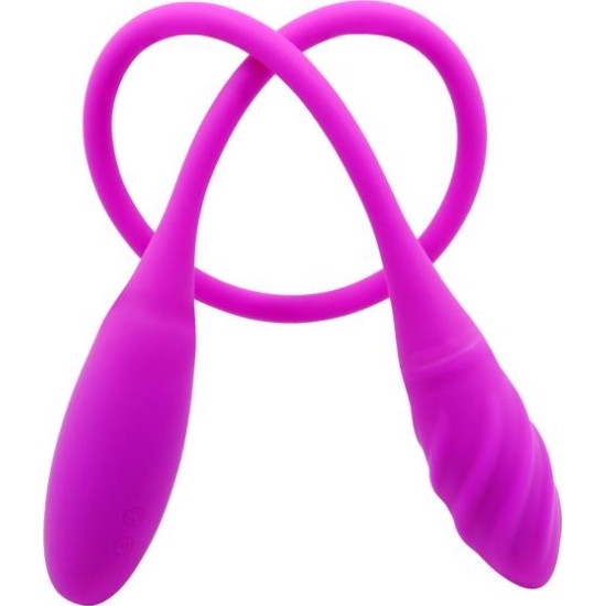 Prettylove Vibrating Eggs Snaky Purple