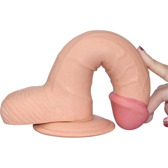 Lovetoy Dildo The Ultra Soft Dude 8.8 Flesh