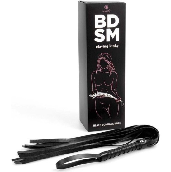 Secretplay 100% Fetish SECRETPLAY - BLACK BONDAGE WHIP BDSM COLLECTION