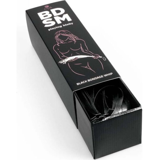 Secretplay 100% Fetish SECRETPLAY - BLACK BONDAGE WHIP BDSM COLLECTION