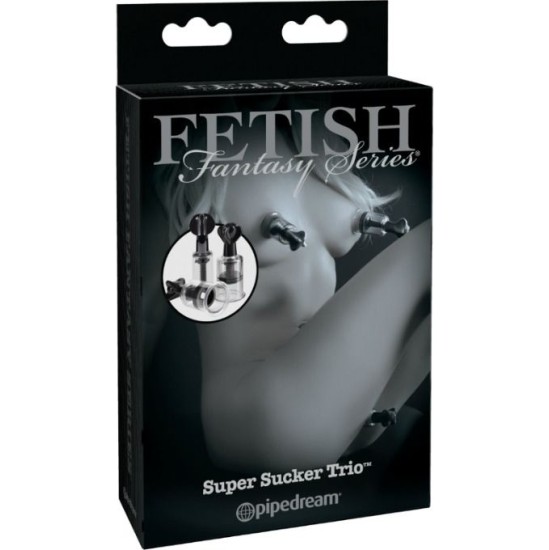 Pipedreams FETISH FANTASY LIMITED EDITION - SUPER SUCTION TRIO FOR NIPPLES AND CLITORIS