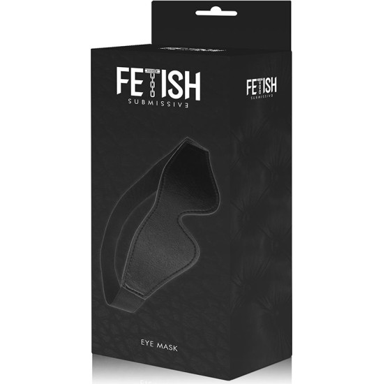 Fetish Submissive Bondage FETISH SUBMISSIVE - VEGAN LEATHER MASK WITH NOPRENE LINING