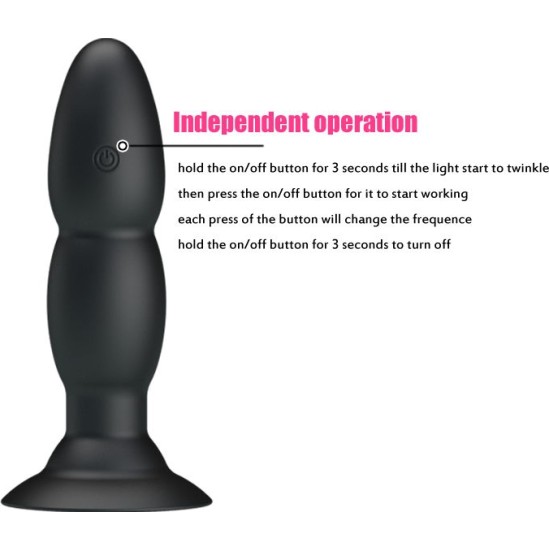 Pretty Love Bottom PRETTY LOVE - PLUG VIBRATOR AND ROTATION BY REMOTE CONTROL