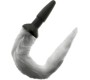 Darkness Anal DARKNESS - SILICONE ANAL PLUG WITH GRAY TAIL