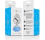 Intense Anal Toys INTENSE - ALUMINUM METAL ANAL PLUG WITH BLUE GLASS SIZE M