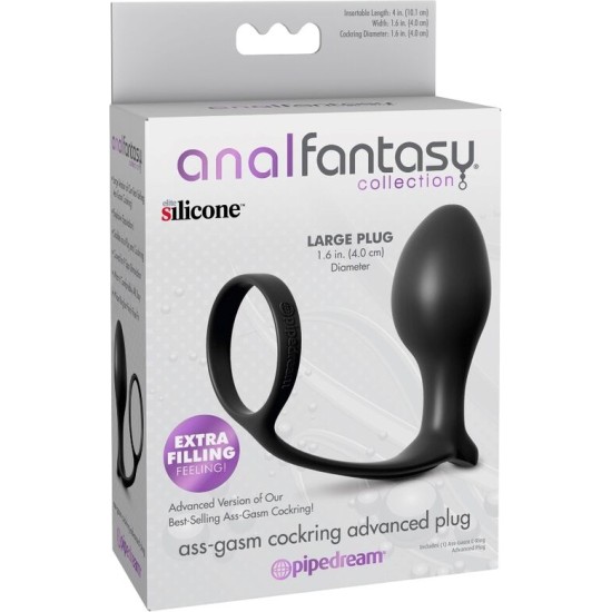 Anal Fantasy Series ANAL FANTASY - COLLECTION ASS-GASM ADVANCED RING WITH ANAL PLUG