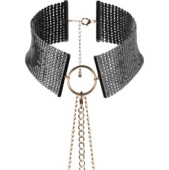 Bijoux Desire Metallique BIJOUX - D&Eacute;SIR M&Eacute;TALLIQUE BLACK METALLIC NECKLACE