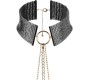 Bijoux Desire Metallique BIJOUX - D&Eacute;SIR M&Eacute;TALLIQUE BLACK METALLIC NECKLACE