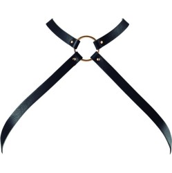 Bijoux Maze BIJOUX - INDISCRETS MAZE CROSSED CHEST HARNESS BLACK