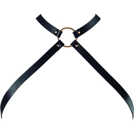 Bijoux Maze BIJOUX - INDISCRETS MAZE CROSSED CHEST HARNESS BLACK