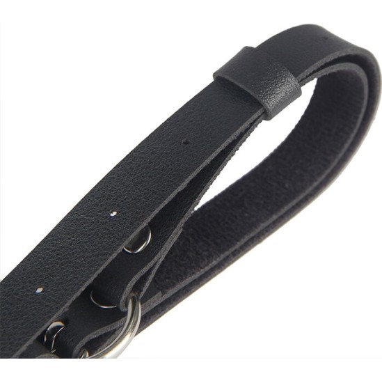 Subblime Fetish SUBBLIME - LEATHER BELT HARNESS BLACK ONE SIZE