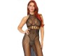 Leg Avenue Dresses LEG AVENUE - HALTER DUAL NET BACKLESS DRESS