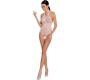 Passion Woman PASSION - WOMAN BS087 WHITE BODYSTOCKING ONE SIZE