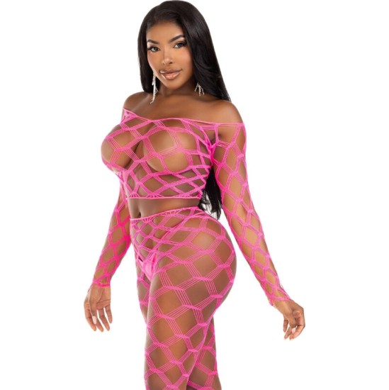 Leg Avenue Sets LEG AVENUE - TOP & LEGGINS HARDCORE FUCHSIA