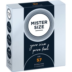 Mister Size CONDOM SIZE L 57 MM (3 UNITS)