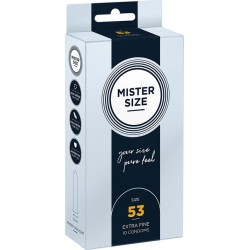 Mister Size CONDOM SIZE M 53 MM (10 UNITS)