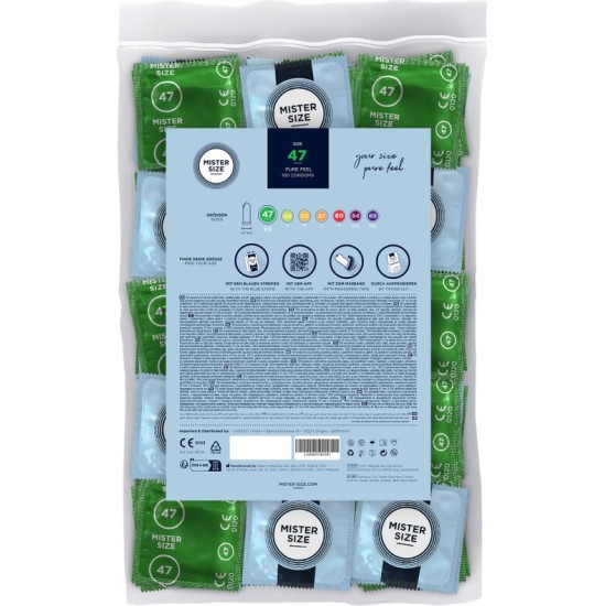Mister Size CONDOM SIZE XS 47 MM (100 UNITS)