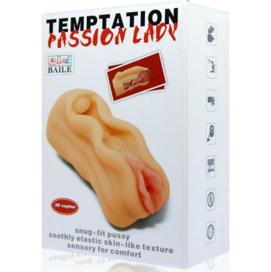 Baile For Him BAILE - MINI MALE MASTURBATOR VAGINA LIPS DESIGN