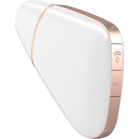 Satisfyer Connect SATISFYER - LOVE TRIANGLE AIR PULSE STIMULATOR & VIBRATOR WHITE