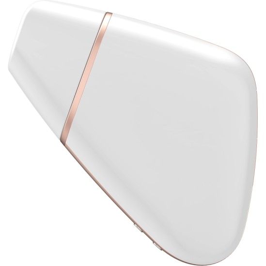 Satisfyer Connect SATISFYER - LOVE TRIANGLE AIR PULSE STIMULATOR & VIBRATOR WHITE