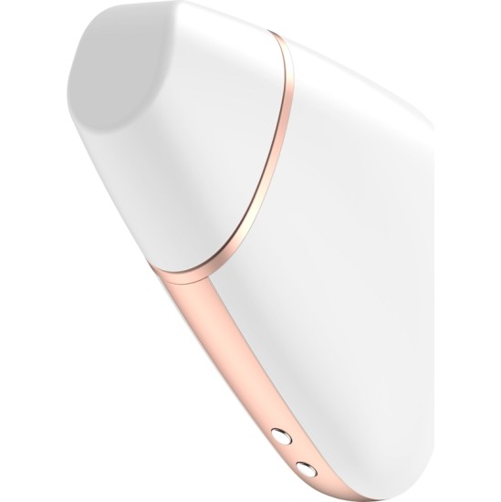 Satisfyer Connect SATISFYER - LOVE TRIANGLE AIR PULSE STIMULATOR & VIBRATOR WHITE
