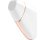 Satisfyer Connect SATISFYER - LOVE TRIANGLE AIR PULSE STIMULATOR & VIBRATOR WHITE