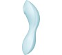 Satisfyer Connect SATISFYER - CURVY TRINITY 5 AIR PULSE STIMULATOR & VIBRATOR APP BLUE