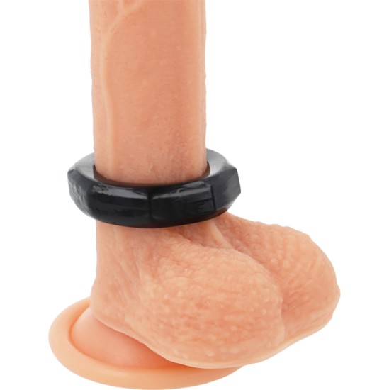 Powering SUPER FLEXIBLE AND RESISTANT PENIS RING 5CM PR10 melns