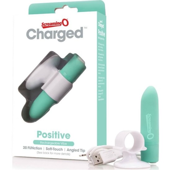 Screaming O RECHARGEABLE MASSAGER - POSITIVE - GREEN