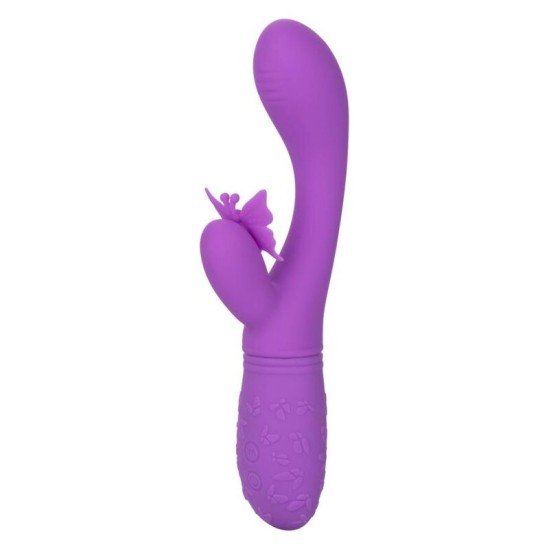 California Exotics " Taureņa" Dubultais vibrators violetā krāsā