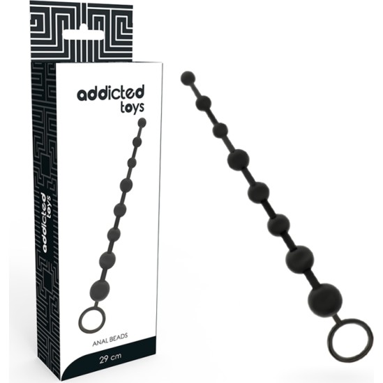 Addicted Toys ANAL BEADS 29CM melns