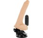 Basecock REALISTIC NATURAL REMOTE CONTROL VIBRATOR WITH TESTICLES 20 CM