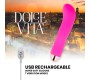 Dolce Vita АККУМУЛЯТОРНЫЙ ВИБРАТОР ДВА РОЗОВЫХ 7 СКОРОСТЕЙ