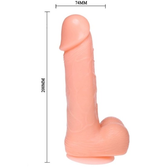 Baile Reālistisks Dildo ar rotācijas un vibrācijas funkciju 20 CM