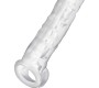 Addicted Toys Dildo PLATINIMAS SKAIDRUS